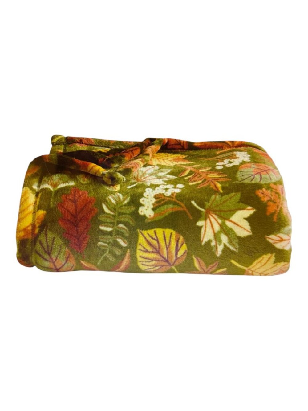The Big One Fall & Harvest Oversized Supersoft Plush Throw 'Fall Leaves' 60"X72"